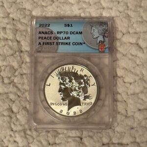 2022 $1 RP70 Peace Dollar First Strike